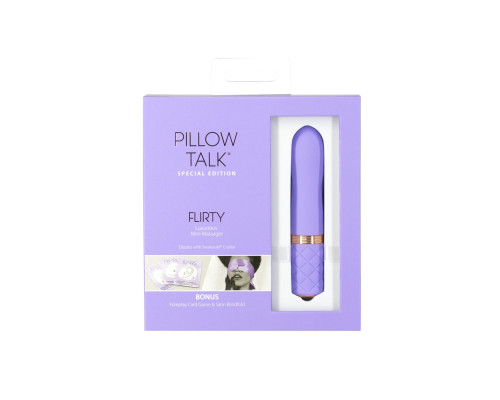 Вібропуля PILLOW TALK Special Edition Flirty Purple з кристалом Swarovski