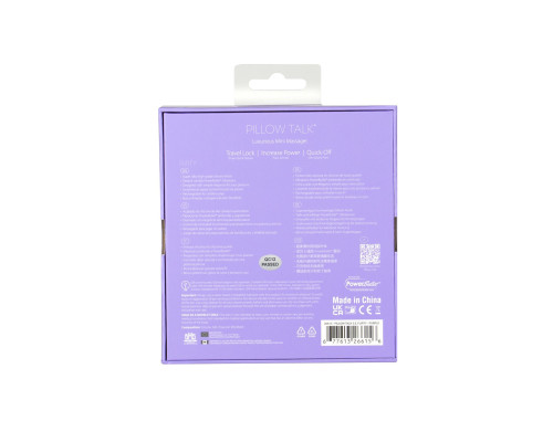 Вібропуля PILLOW TALK Special Edition Flirty Purple з кристалом Swarovski
