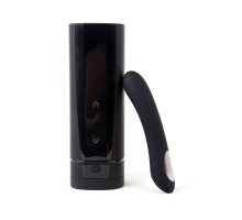 Інтерактивний набір мастурбатор + стимулятор точки G Kiiroo Onyx + and Pearl 2 Couple Set Black