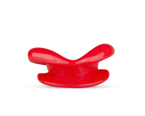 Силіконова капа-розширювач для рота у формі губ / капа-губи XOXO Blow Me A Kiss Mouth Gag - Red