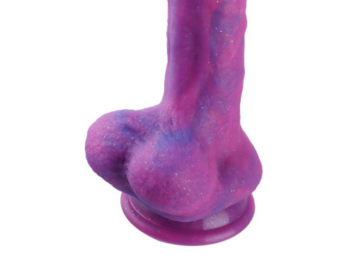 Фалоімітатор 8.2″ з вібрацією для секс-машин Hismith Purple Silicone Dildo with Vibe