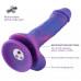 Фалоімітатор 8.2″ з вібрацією для секс-машин Hismith Purple Silicone Dildo with Vibe