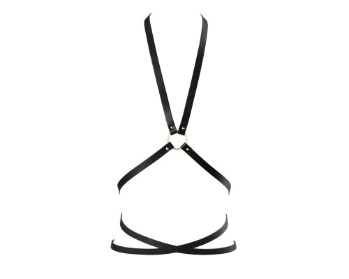 Портупея з екошкіри Bijoux Indiscrets Maze – Multi-Way Body Harness Black