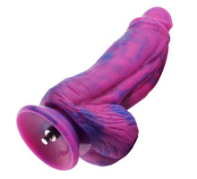 Фалоімітатор для секс-машин Hismith 9.45" Silicone Fantasy Series Dildo, система кріплення KlicLok
