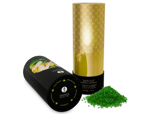 Сіль для ванни Shunga Oriental Crystals Bath Salts ORGANIC – Lotus Flower (500 г) сіль Мертвого моря