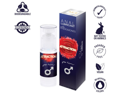 Смазка для анального секса MAI Attraction Anal for Him (50 мл) на водной основе с феромонами