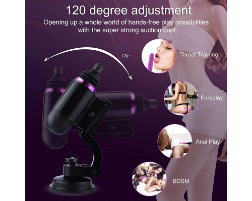 Міні секс-машина Hismith Mini Capsule Sex-Machine with Strong Suction APP, дуже потужна