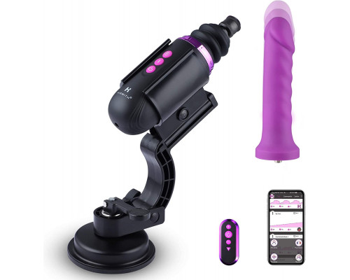 Міні секс-машина Hismith Mini Capsule Sex-Machine with Strong Suction APP, дуже потужна