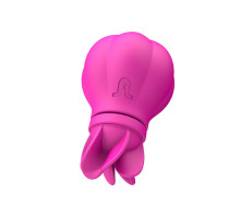 Вібратор Adrien Lastic Caress з насадками для стимуляції ерогенних зон, які обертаються.