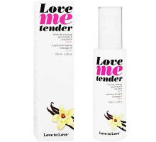 Масажне масло Love To Love LOVE ME TENDER Vanille (100 мл) натуральне без консервантів