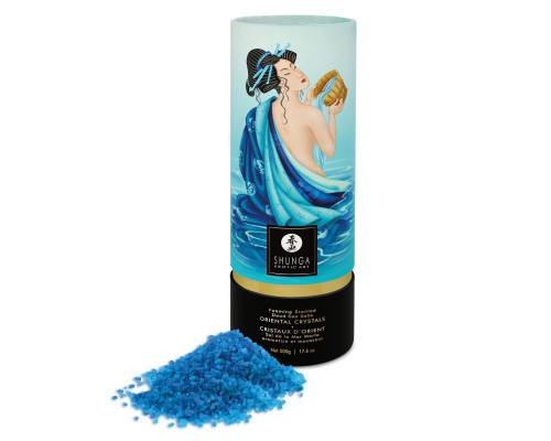 Пінлива сіль для ванни Shunga Dead Sea salt Oriental Crystals — Ocean Temptations (500 г)