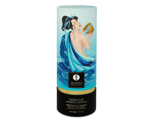 Пінлива сіль для ванни Shunga Dead Sea salt Oriental Crystals — Ocean Temptations (500 г)