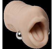 Вібромастурбатор ротик Doc Johnson Sasha Grey - Ultraskyn Vibrating Deep Throat Sucker