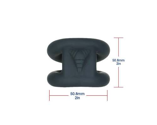 Двойное эрекционное кольцо LUX Active – Tug – Versatile Silicone Cock Ring