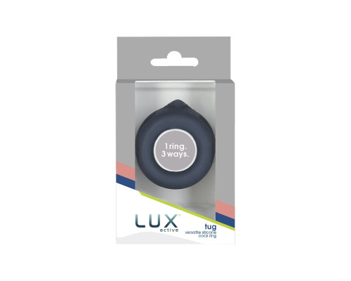 Двойное эрекционное кольцо LUX Active – Tug – Versatile Silicone Cock Ring