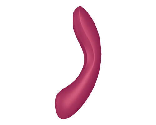 Вакуумний стимулятор із вібрацією Satisfyer Curvy Trinity 1 Red