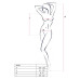 Бодистокинг Passion BS035 pink, боди, имитация топа и трусиков