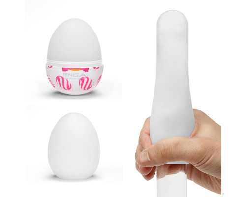 Мастурбатор-яйце Tenga Egg Curl з рельєфом із шишечок