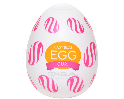 Мастурбатор-яйце Tenga Egg Curl з рельєфом із шишечок
