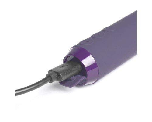 Мінівібратор Je Joue - Classic Bullet Vibrator Purple з глибокою вібрацією і фіксацією на палець