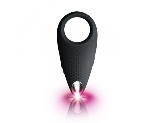 Эрекционное кольцо с вибрацией Rocks Off Empower Black