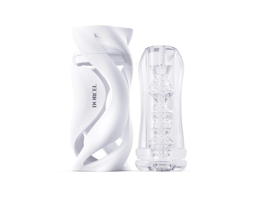 Мастурбатор Dorcel DEEP BLOW WHITE, подвійне використання