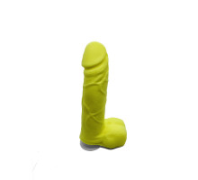 Крафтове мило-член із присоскою Чистий Кайф Yellow size M, натуральне