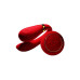 Смарт-вібратор для пар Zalo Fanfan set Bright Red, пульт ДК