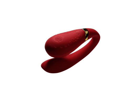 Смарт-вібратор для пар Zalo Fanfan set Bright Red, пульт ДК