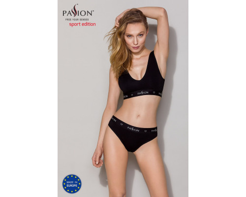 Спортивний топ з широкою гумкою Passion PS004 TOP black, size XL