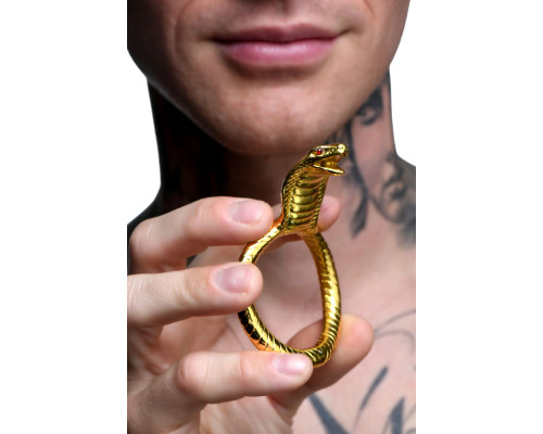 Ерекційне кільце Master Series Cobra King Golden Cock Ring