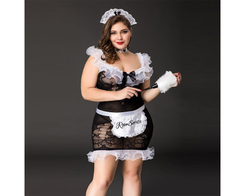 Эротический костюм горничной JSY P71107 Plus Size