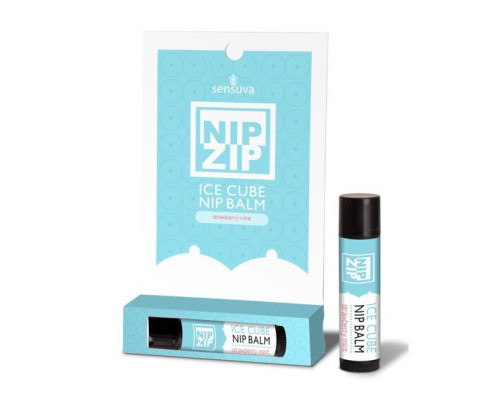 Стимулюючий бальзам для сосків Sensuva - Nip Zip Strawberry Mint (4 г) охолодний