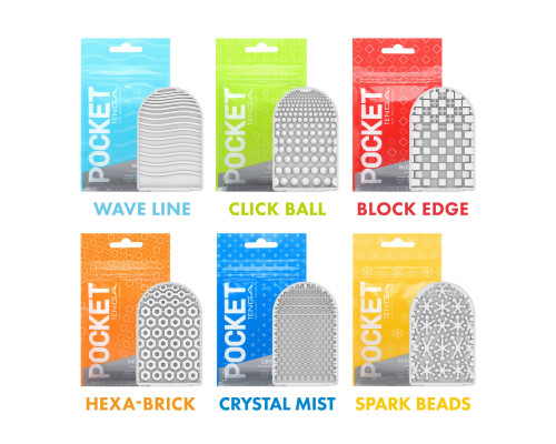 Мастурбатор TENGA Pocket Block Edge
