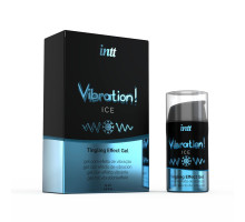 Рідкий вібратор Intt Vibration Ice (15 мл), густий гель, дуже незвичайний, діє до 30 хвилин