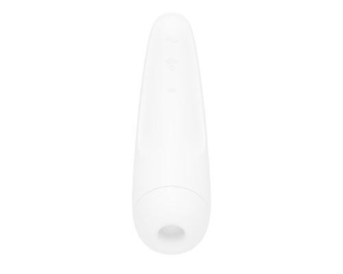Вакуумный клиторальный стимулятор Satisfyer Curvy 2+ White