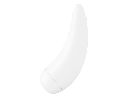 Вакуумный клиторальный стимулятор Satisfyer Curvy 2+ White