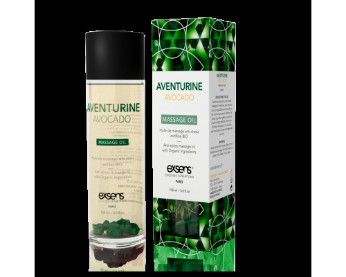 Розпродаж!!! Масажна олія EXSENS Aventurine Avocado (антистрес) 100мл (термін 09.2023)