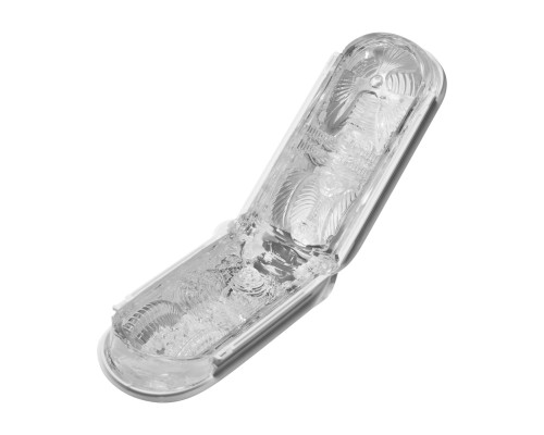 Мастурбатор Tenga Flip Zero GRAVITY White, змінна інтенсивність стимуляції, розкладний