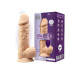 Фалоімітатор з вібрацією SilexD Norman Vibro Flesh (Model 1 size 8,5") + LRS