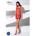 Откровенное платье-сетка Passion BS073 red