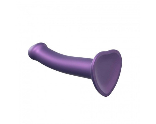 Насадка для страпона Strap-On-Me Mono Density Dildo Violet M, диам. 3,3см, однослойный силикон