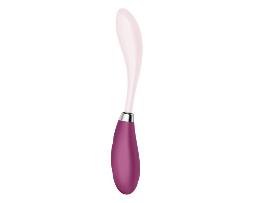 Вібратор Satisfyer G-Spot Flex 3 Red, гнучкий стовбур із фіксацією положення