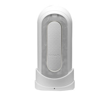 Мастурбатор Tenga Flip Zero Electronic Vibration White, змінна інтенсивність, розкладний
