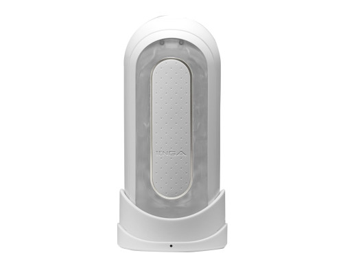 Мастурбатор Tenga Flip Zero Electronic Vibration White, змінна інтенсивність, розкладний