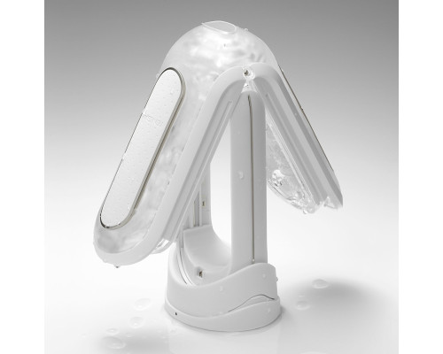 Мастурбатор Tenga Flip Zero Electronic Vibration White, змінна інтенсивність, розкладний