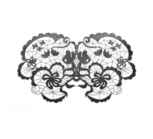Маска на обличчя Bijoux Indiscrets - Anna Mask, вінілова, клейове кріплення, без зав'язок