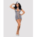 Obsessive Stewardess 3 pcs costume grey S/M