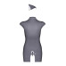 Obsessive Stewardess 3 pcs costume grey S/M