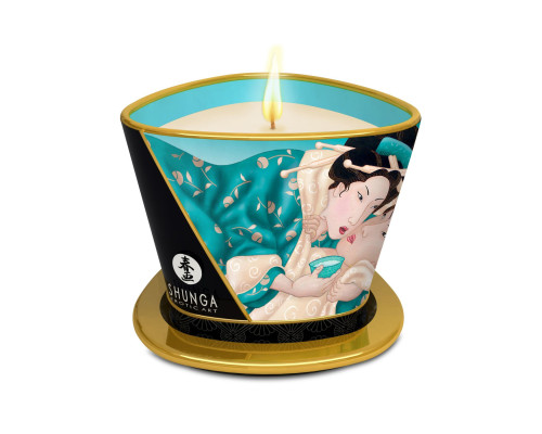 Масажна свічка Shunga Massage Candle – Island Blossoms (170 мл) з афродизіаками